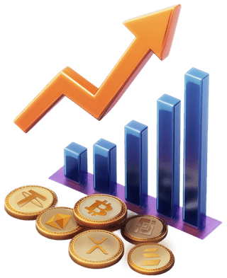 Ren Afkastholm oversigt over brugerfladen på en platform til crypto trading